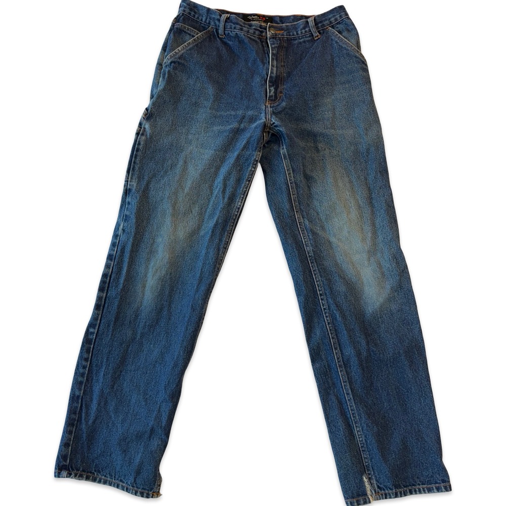 Walls FR Flame Resistant Workwear Jeans Mens 34x34 Carpenter Banox Denim